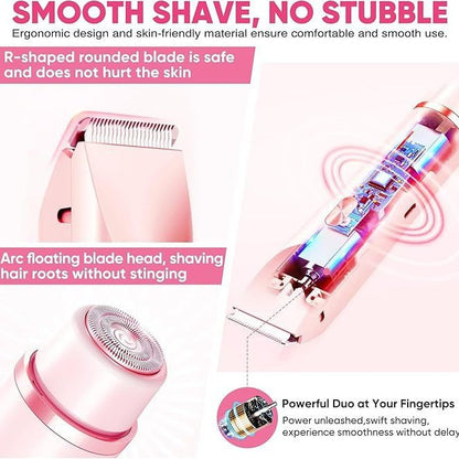 BareBelle Waterproof 2-in-1 Bikini, Face & Body Trimmer