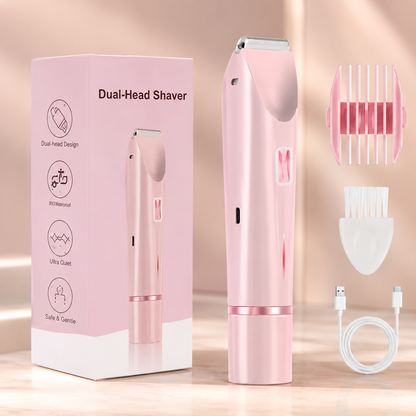 BareBelle Waterproof 2-in-1 Bikini, Face & Body Trimmer